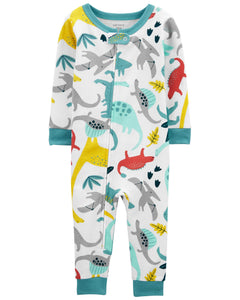 Pijama Dinosaurios de Colores  Carter´s Algodón