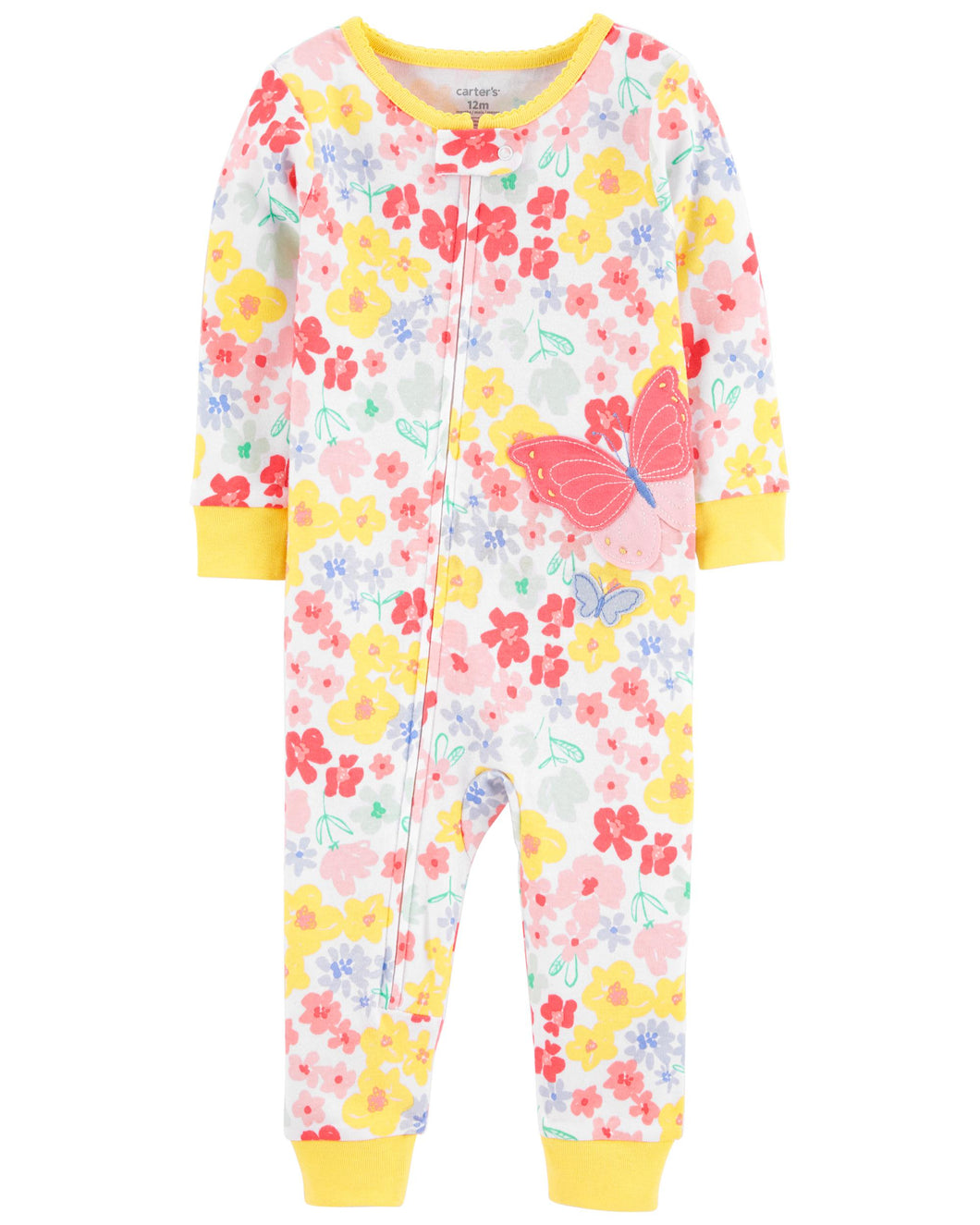 Pijama Mariposas y Flores Carter´s Niña 100% Algodón
