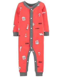 Pijama Mundo Náutico Carter's 100% Algodón