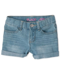 Shorts Jeans Claros The Children's Place con Bolsillos 100% Algodón Importado USA