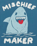 Polera The Children Place Tiburón Mischief Maker 100% Algodón Importado USA