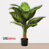 Planta dieffenbachia artificial 100 cm - Envío Gratis