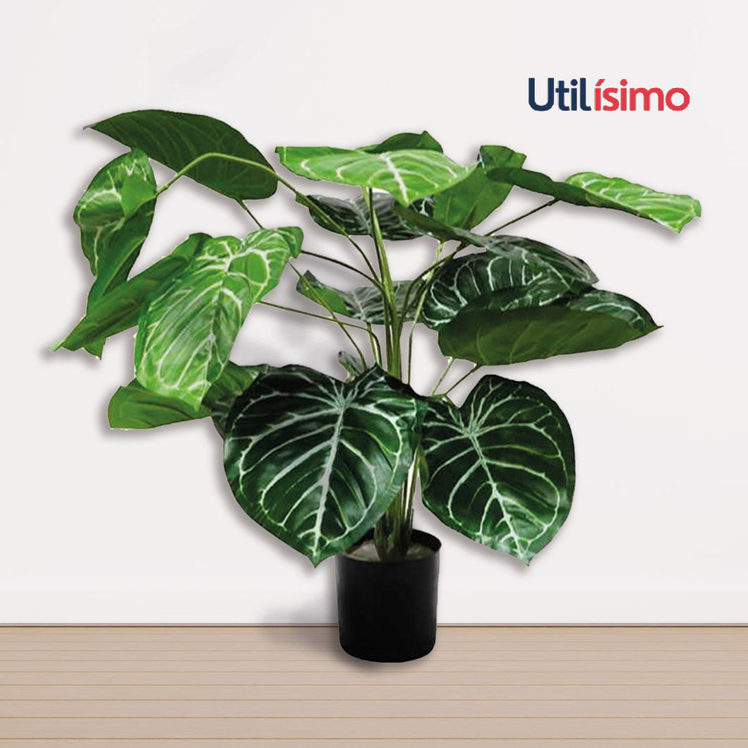 Planta artificial caladium verde 50cm - Envío Gratis